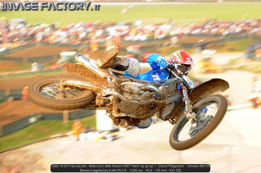 2009-10-04 Franciacorta - Motocross delle Nazioni 0497 Warm up group 1 - David Philippaerts - Yamaha 450 ITA